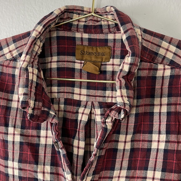 Vintage St. John's Bay Grandpa Plaid Flannel - Picture 2 of 8